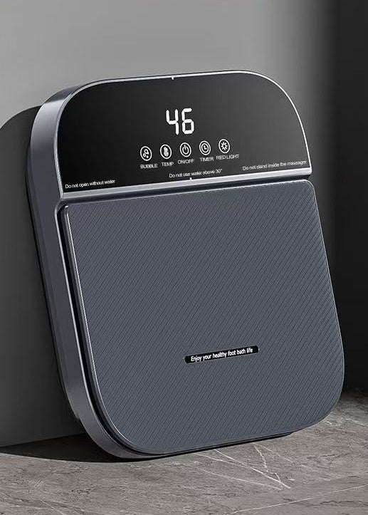 Fodbad med massage og varme – foldbar fodspa 4-i-1