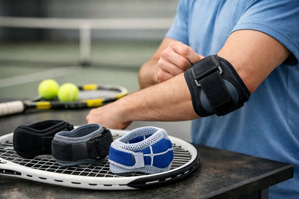 Hvilket støttebind hjælper ved tennisalbue?