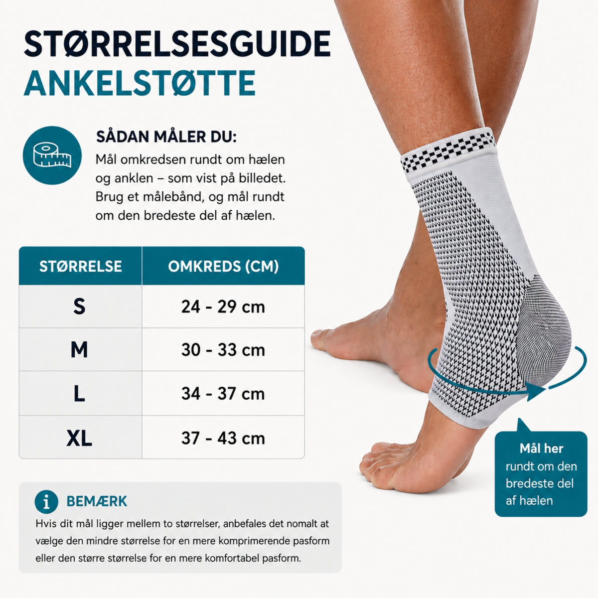 Kompressionsbind til ankel