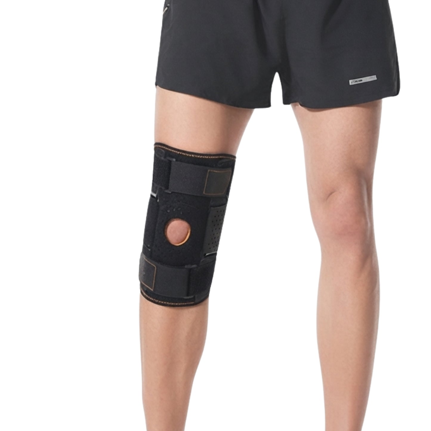 Støttebind til knæ med strap og SBR-støtte