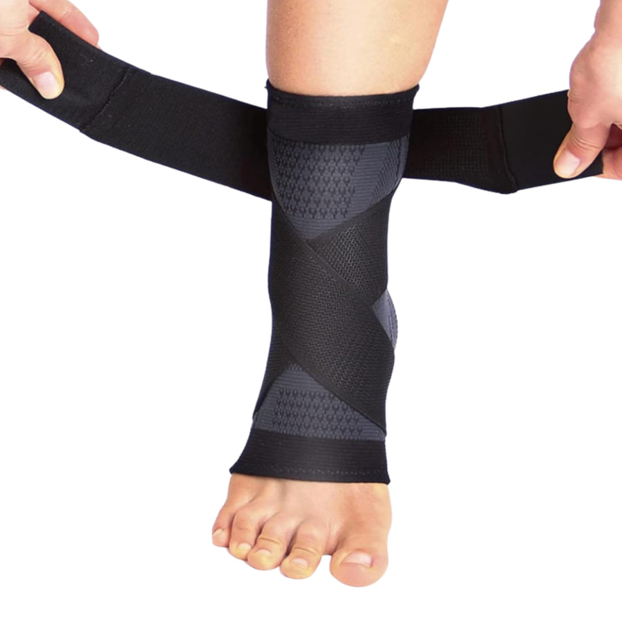 Støttebind til ankel med strap